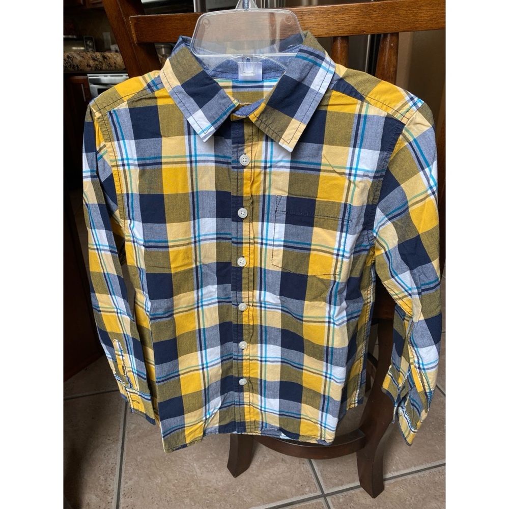 Gymboree boys plaid shirt